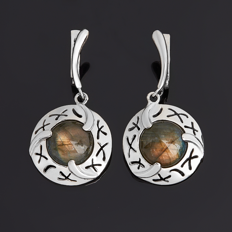 

Серьги лабрадор (серебро 925 пр.)