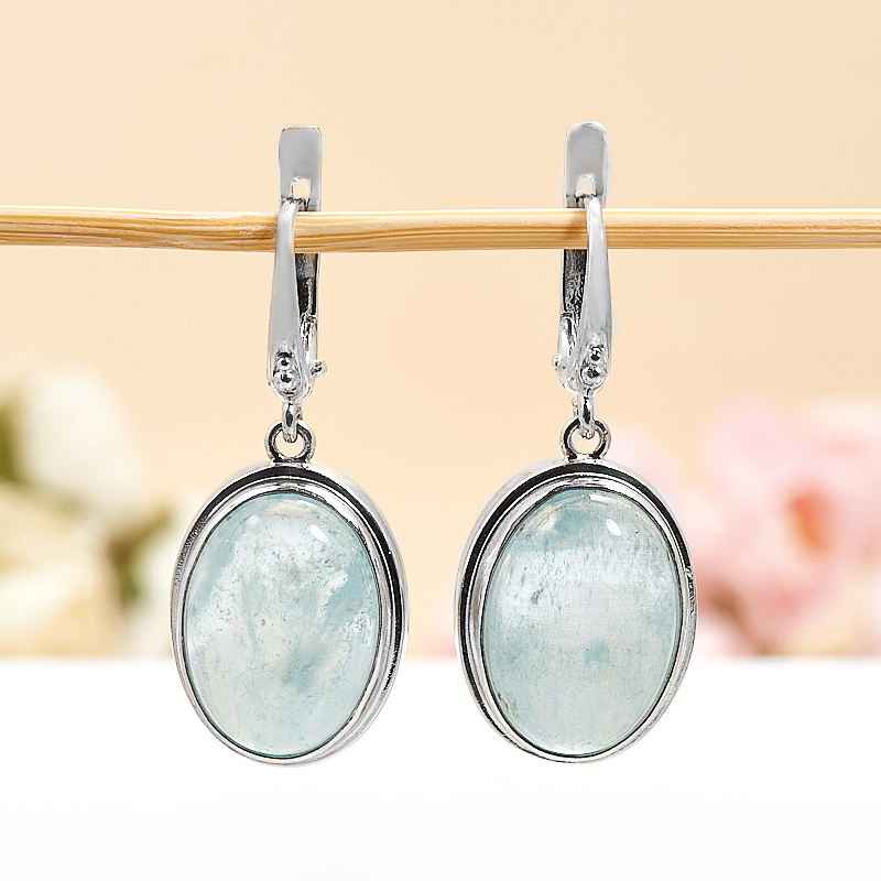 Серьги с подвижным камнем. Серьги серебро 113023689 Aquamarine. Серьги Aquamarine 30866-s-a.