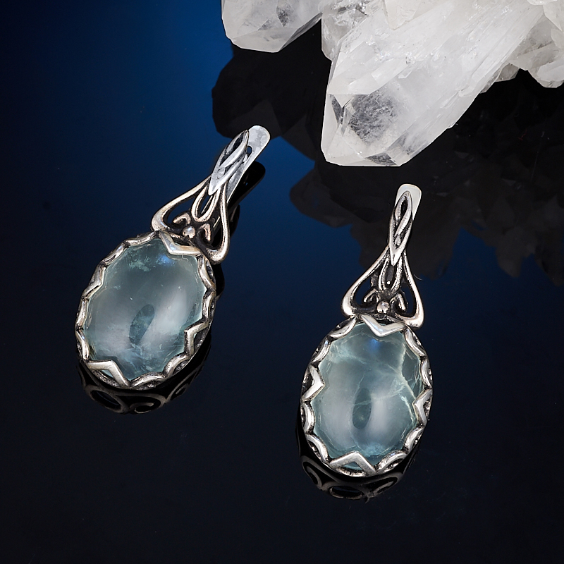 

Серьги пренит (серебро 925 пр.)