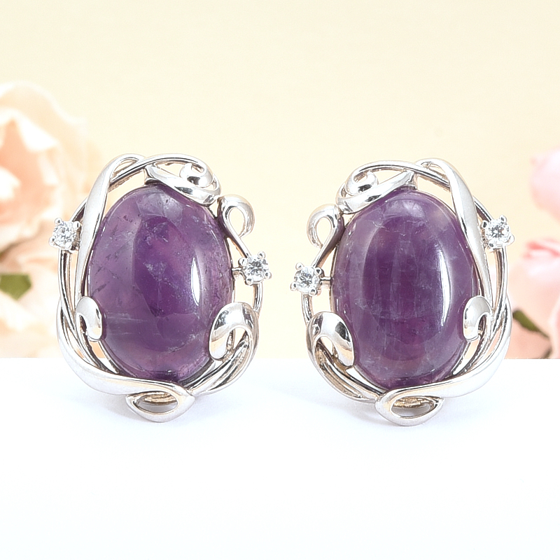 

Серьги аметист (серебро 925 пр.)