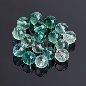 Бусина флюорит зеленый шарик 7-7,5 мм (1 шт)