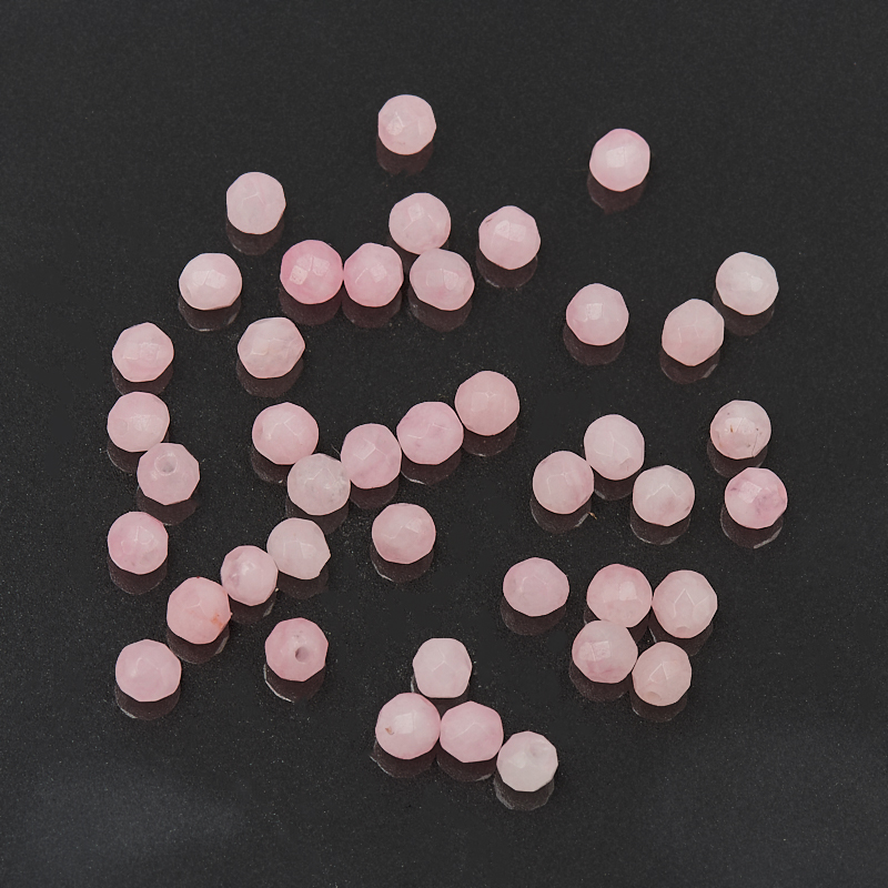 

Бусина розовый кварц шарик 2 мм огранка (1 шт)