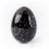 Яйцо обсидиан снежный США 4,5-5 см