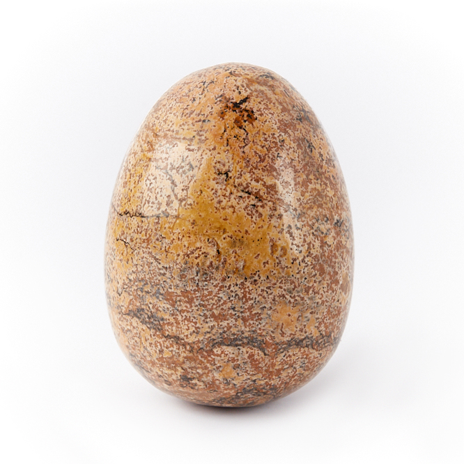 Яйцо яшма рисунчатая (песочная) Намибия 4,5-5 см