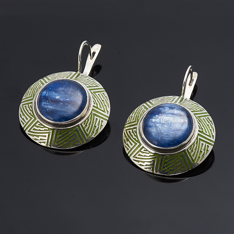 

Серьги кианит синий (серебро 925 пр.)