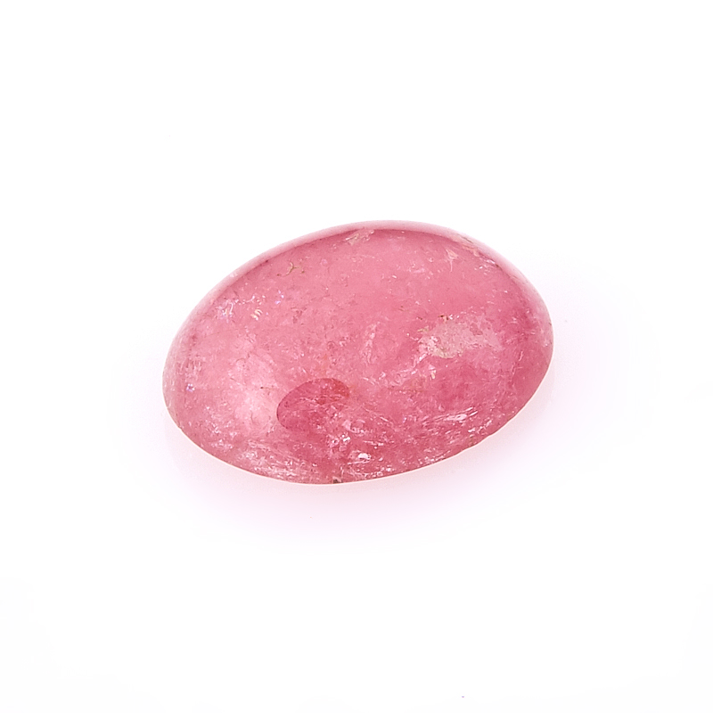 Кабошон турмалин розовый (рубеллит) Бразилия 8*10 мм