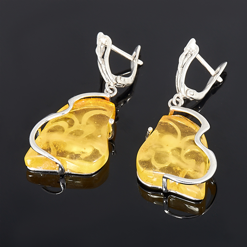 

Серьги янтарь (серебро 925 пр.)
