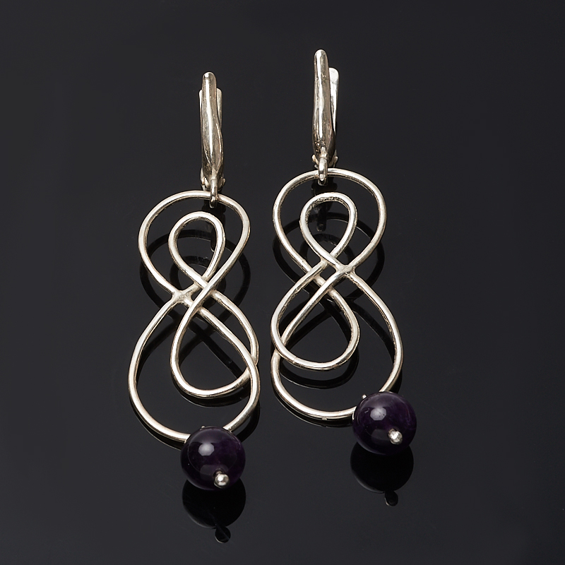 

Серьги аметист (серебро 925 пр.)