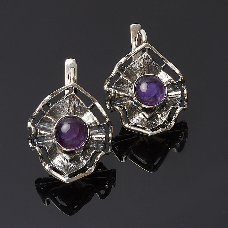

Серьги аметист (серебро 925 пр.)