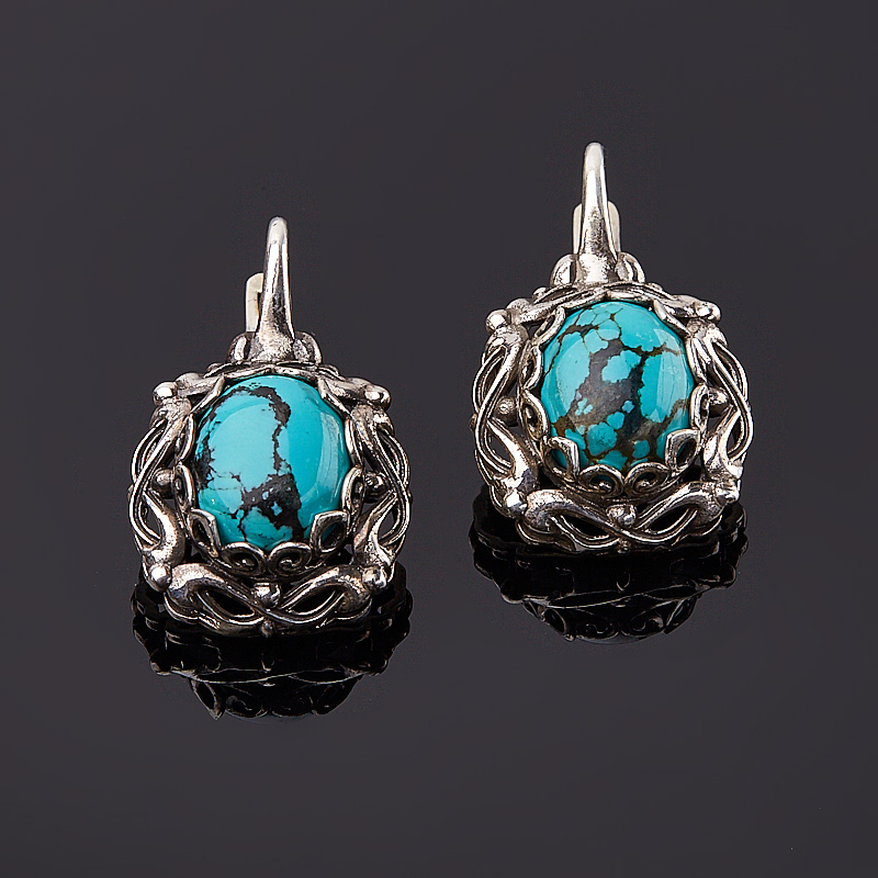 

Серьги бирюза (серебро 925 пр.)