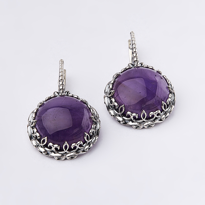 

Серьги аметист (серебро 925 пр.)
