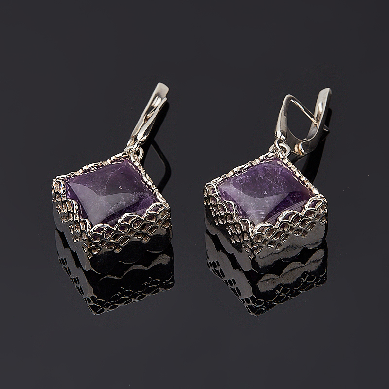 

Серьги аметист (серебро 925 пр.)