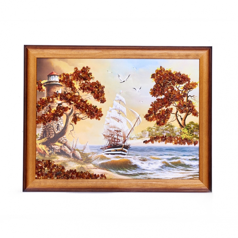 

Картина Море янтарь 30х40 см