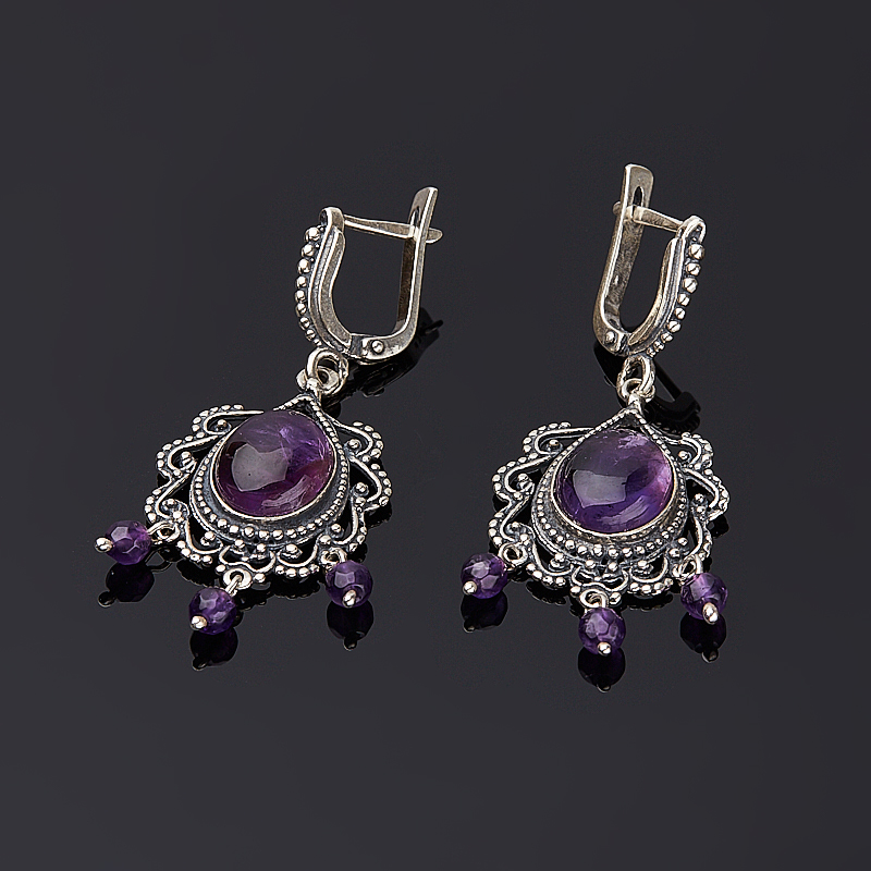 

Серьги аметист (серебро 925 пр.)