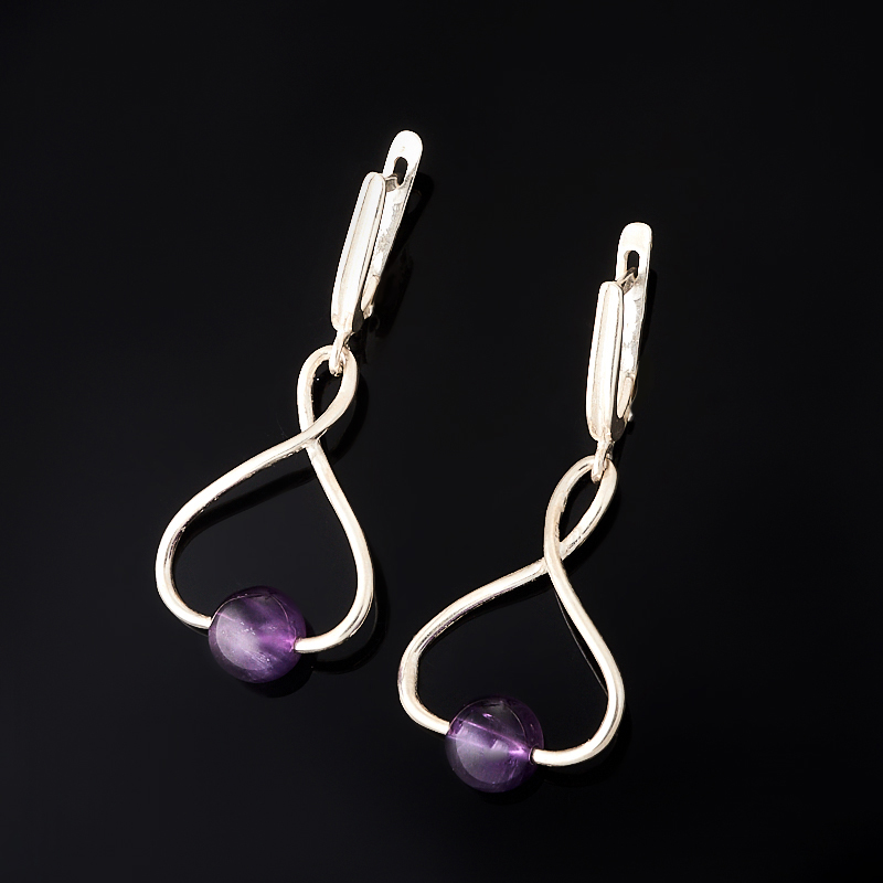 

Серьги аметист (серебро 925 пр.)