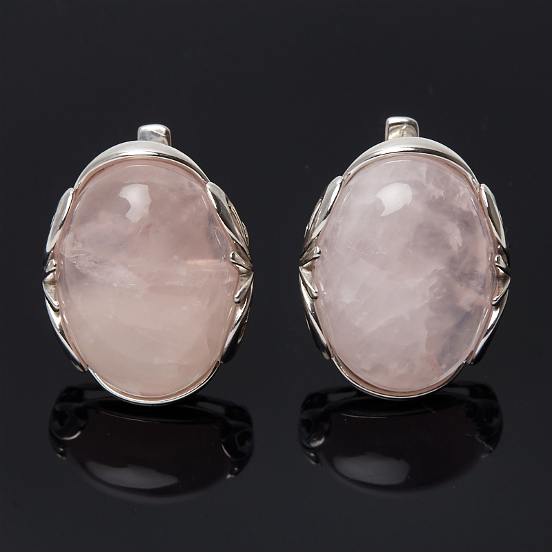 

Серьги розовый кварц (серебро 925 пр.)