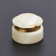 Шкатулка оникс мраморный Пакистан 4,5х6,5 см
