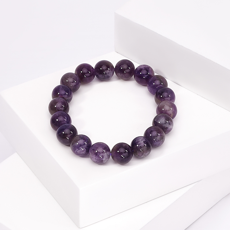 

Браслет аметист 10 мм 16 см