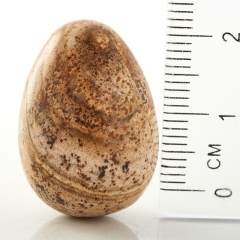 Яйцо яшма рисунчатая (песочная) Намибия 2,5 см