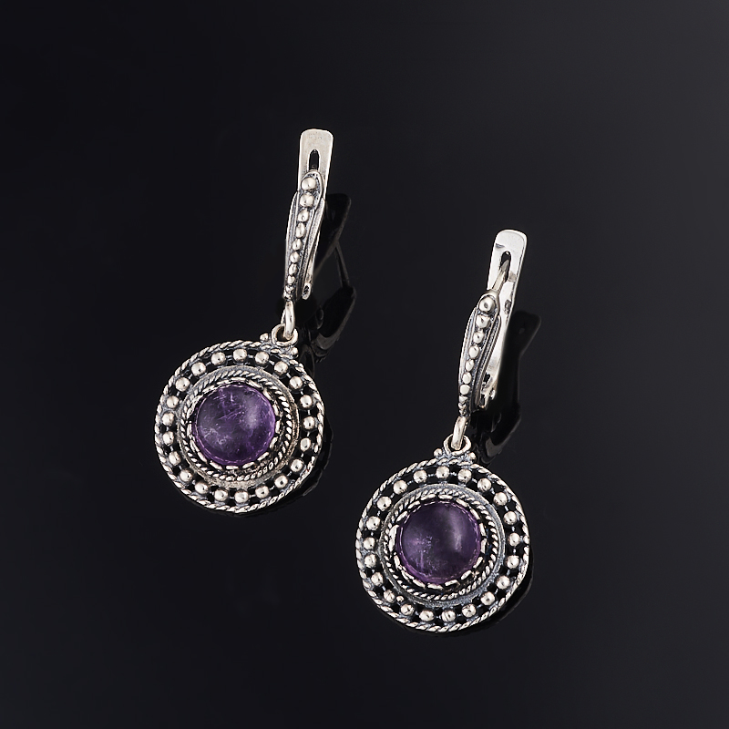

Серьги аметист (серебро 925 пр.)