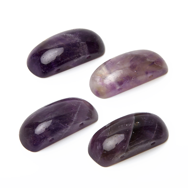 

Бусина аметист овал 10*24 мм (1 шт)