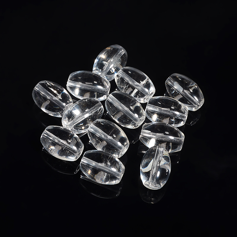 

Бусина горный хрусталь бочонок 10*14 мм (1 шт)