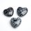 Сердечко обсидиан снежный США 2,5 см