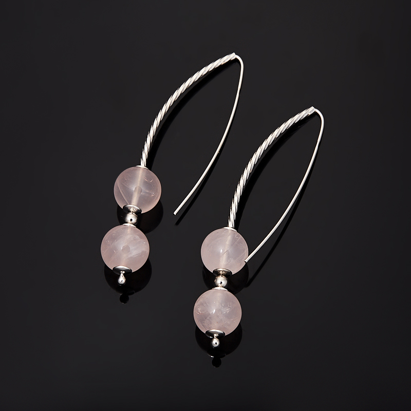 

Серьги розовый кварц (серебро 925 пр.)