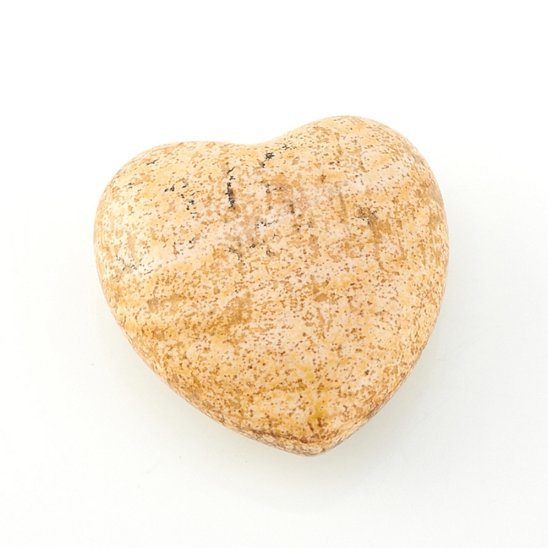 Сердечко яшма рисунчатая (песочная) Намибия 2,5 см