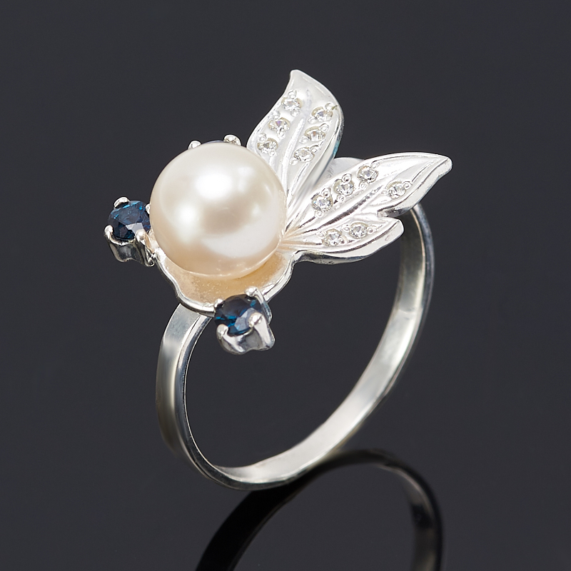 

Кольцо жемчуг белый (серебро 925 пр.) размер 16,5