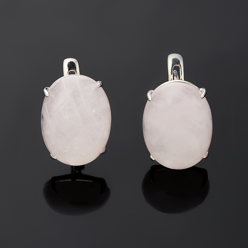 

Серьги розовый кварц (серебро 925 пр.)