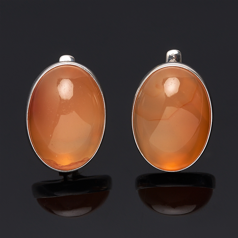 

Серьги сердолик (серебро 925 пр.)