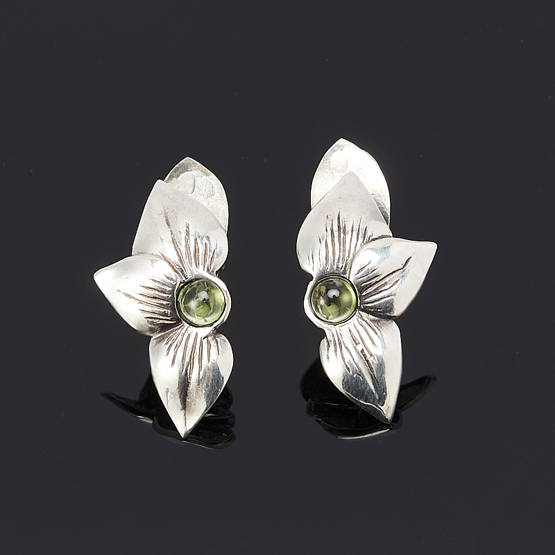 

Серьги хризолит (серебро 925 пр. оксидир.)