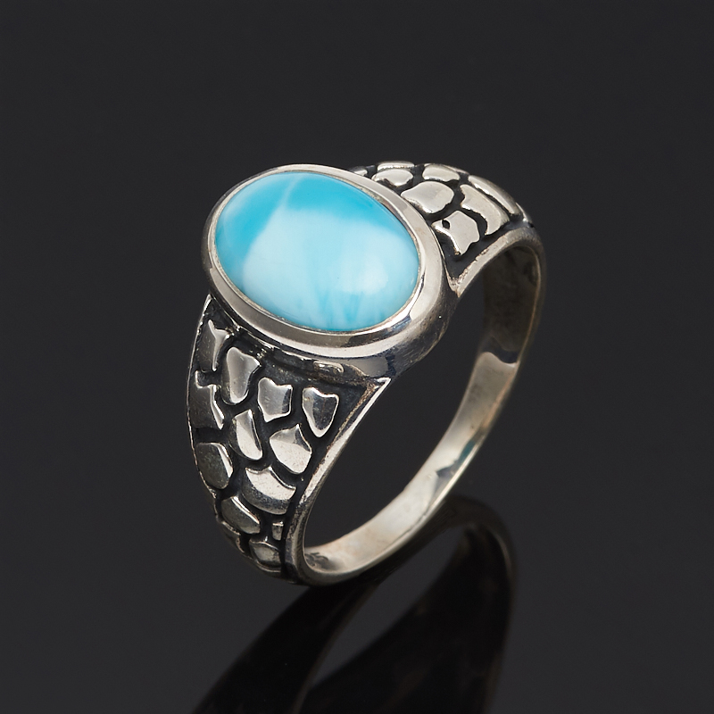 

Кольцо ларимар нская Республика (серебро 925 пр.) размер 18,5