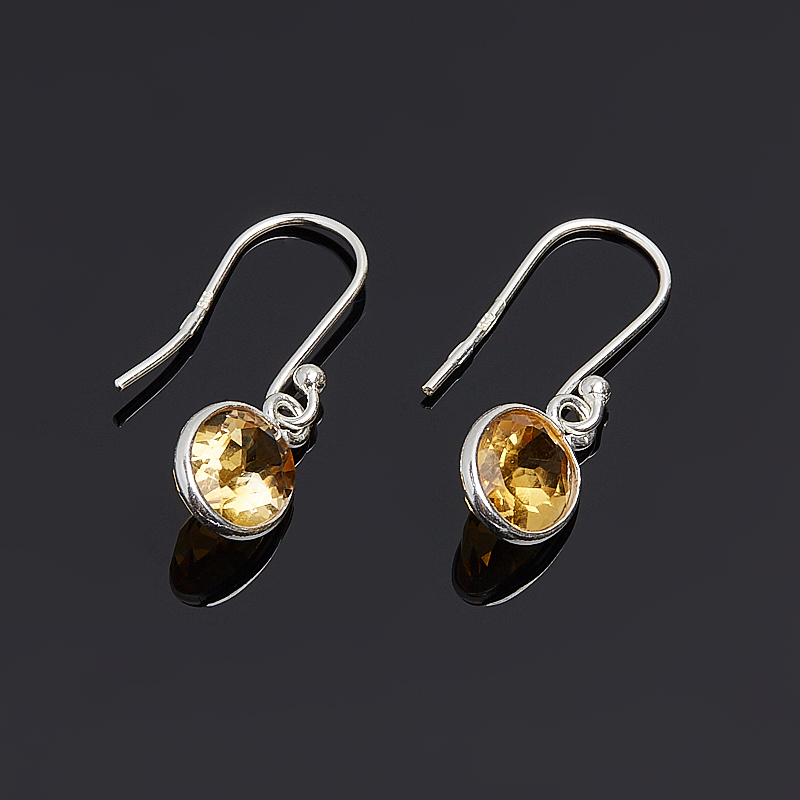 

Серьги цитрин огранка (серебро 925 пр.)