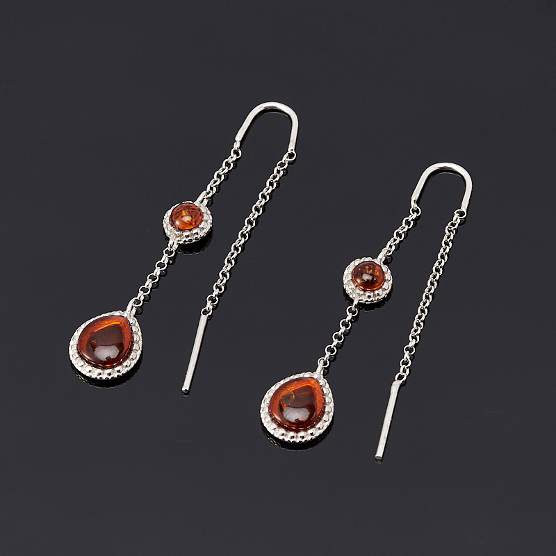 

Серьги янтарь (серебро 925 пр.)