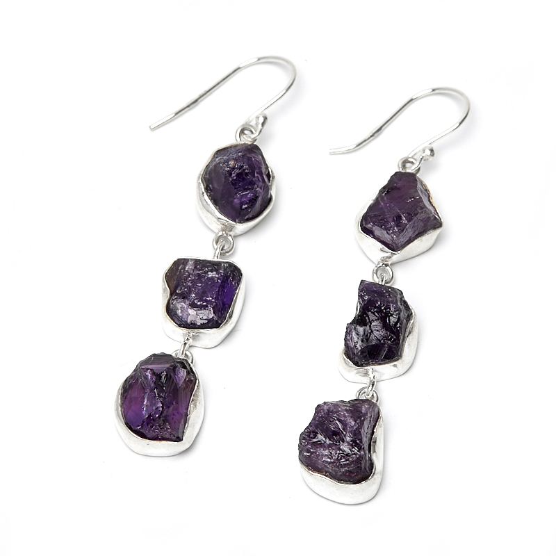 

Серьги аметист (серебро 925 пр.)