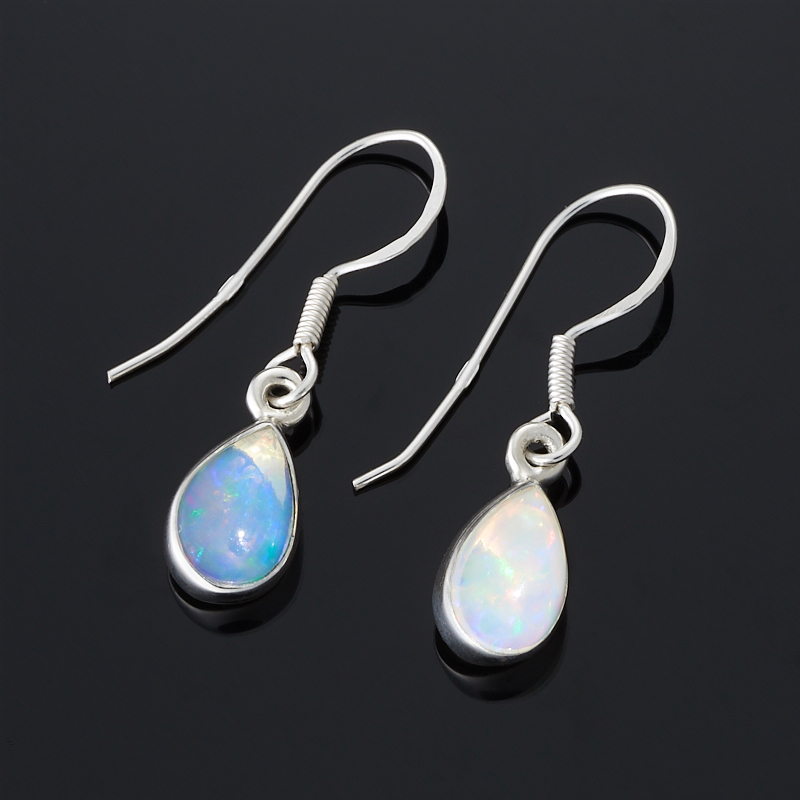 

Серьги опал благородный белый (серебро 925 пр.)