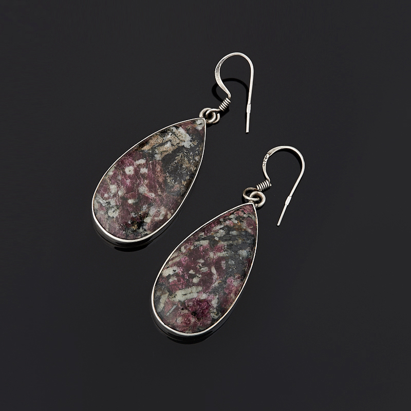 

Серьги эвдиалит (серебро 925 пр.)