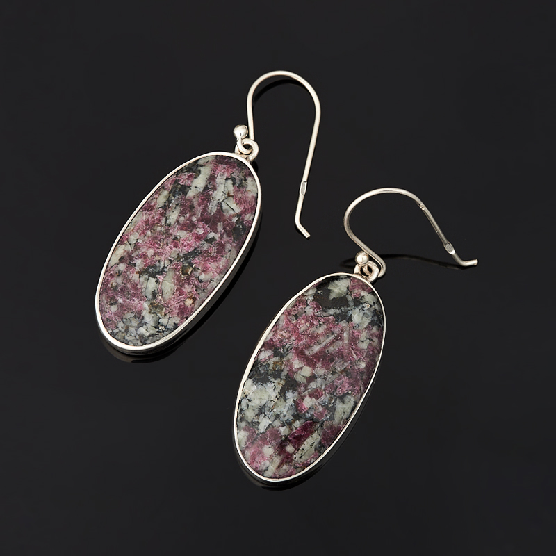 

Серьги эвдиалит (серебро 925 пр.)