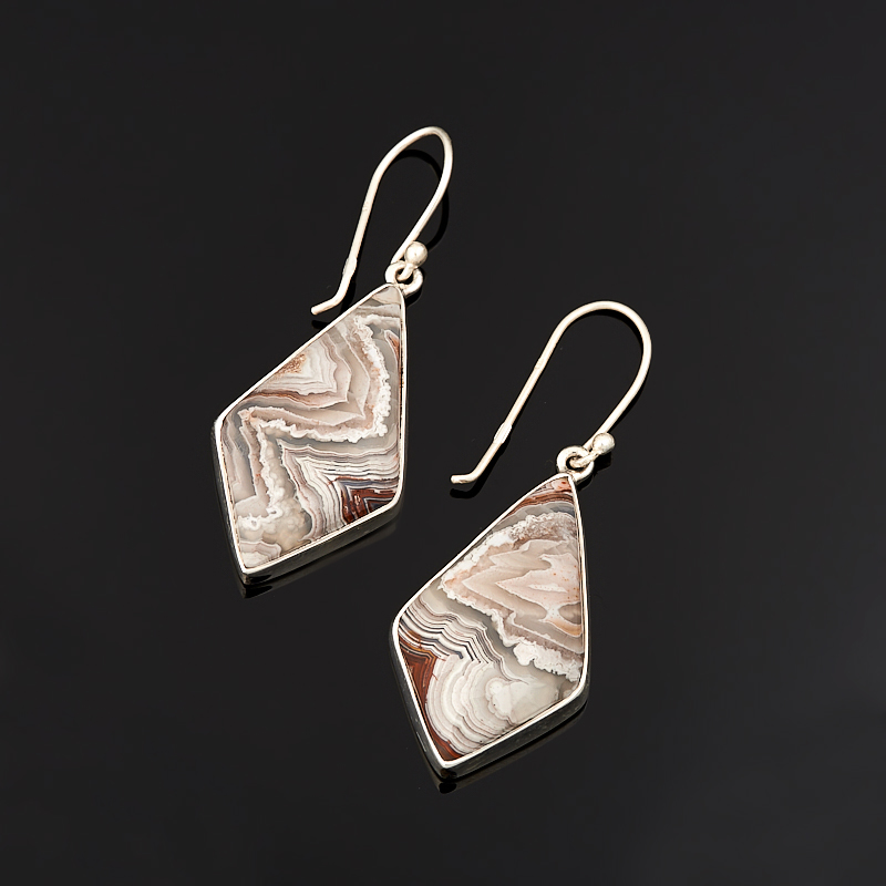 

Серьги агат (серебро 925 пр.)