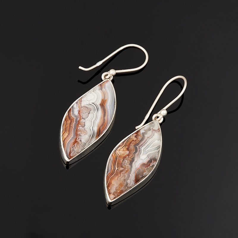 

Серьги агат (серебро 925 пр.)