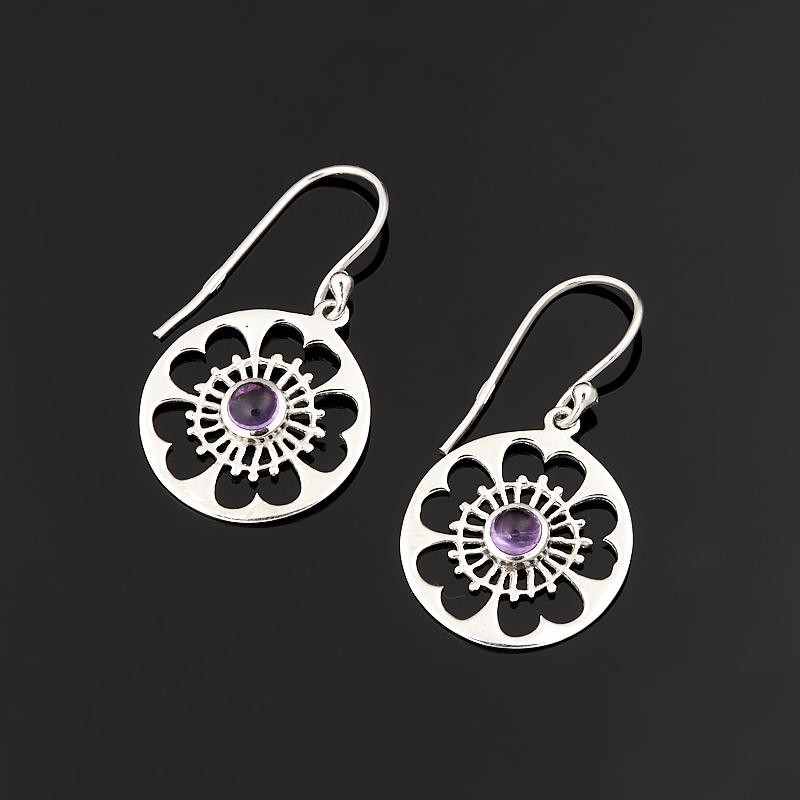 

Серьги аметист (серебро 925 пр.)