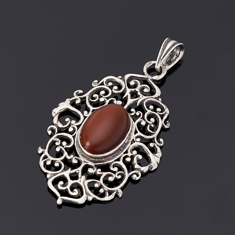 

Кулон сердолик (серебро 925 пр.)