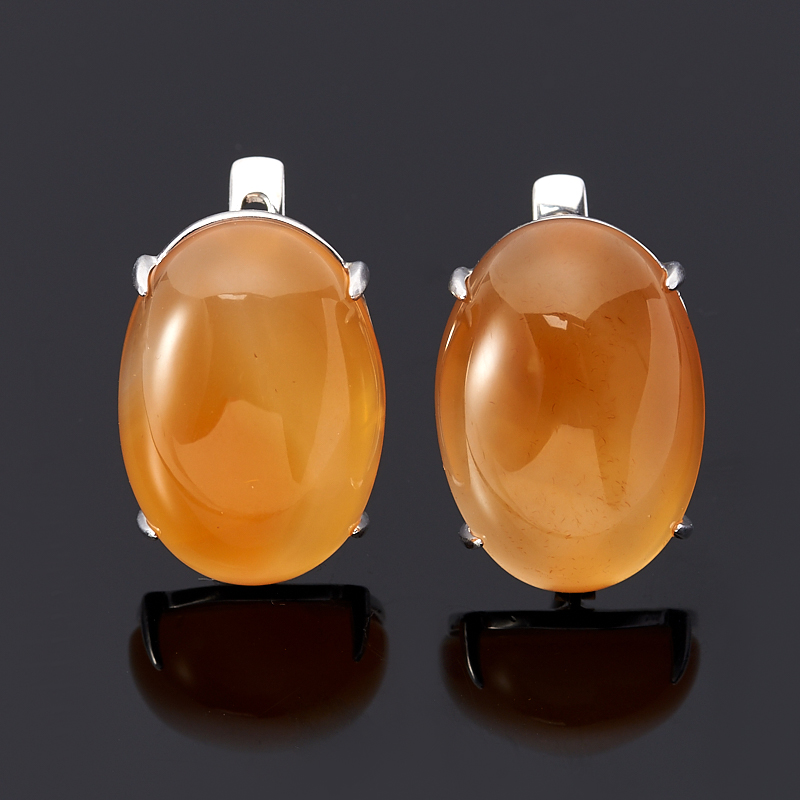 

Серьги сердолик (серебро 925 пр.)