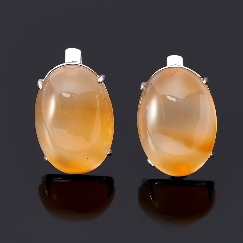 

Серьги сердолик (серебро 925 пр.)