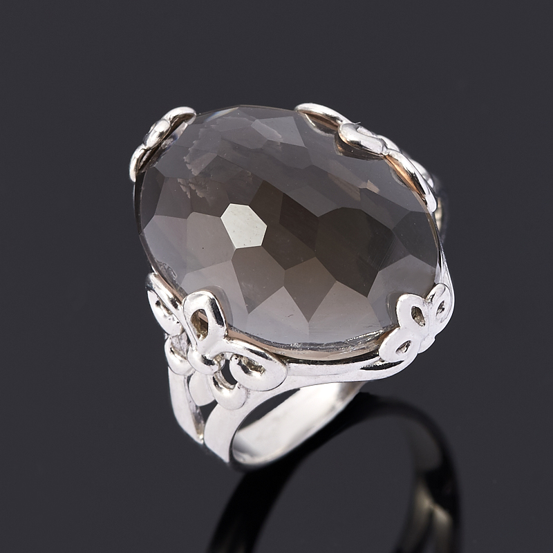 

Кольцо раухтопаз огранка (серебро 925 пр.) размер 17,5