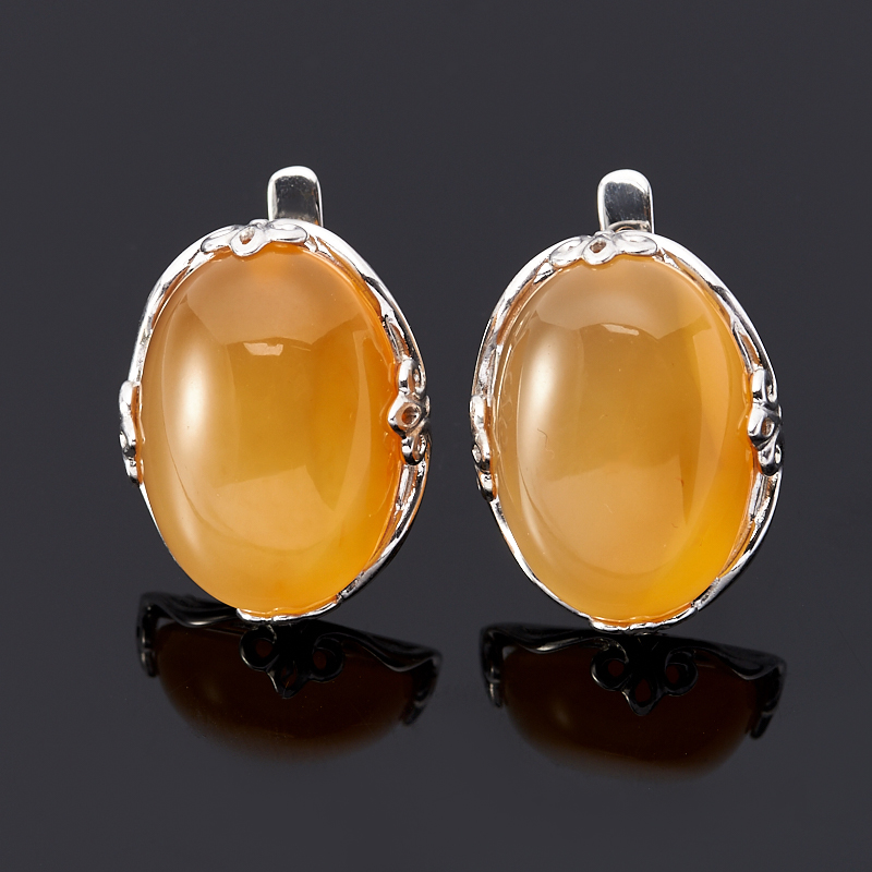 

Серьги сердолик (серебро 925 пр.)