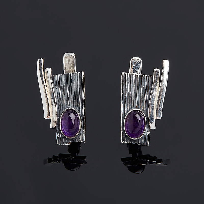 

Серьги аметист (серебро 925 пр.)