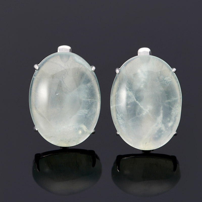 

Серьги пренит (серебро 925 пр.)